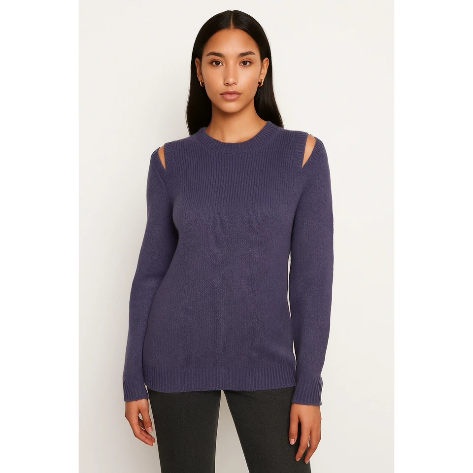 Suéter Acrobat Para Mujer M Azul Hombro Frío Manga Larga Informal Foto 1 de 4