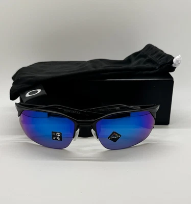 Oakley Wire Tap 2.0 (OO4145-0460) Satin Black/Prizm Sapphire Mens Sunglass - Image 1 of 4