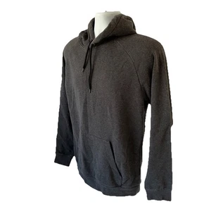 H&M Pullover Uomo Felpa con Cappuccio Nero Taglia S Tasca Anteriore Buone Condizioni - Foto 1 di 6