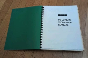 RaRe VinTagE early 80s DeLorean Workshop Manual Part No 113096 Very Clean Inside - Bild 1 von 9