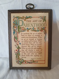 Hallmark Cards The Art Of Parenthood Vintage 1977 Wilfred Peterson - Picture 1 of 6