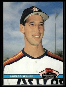 Luis González *TARJETA DE NOVATO* (RC) 1991 Stadium Club #576 - Imagen 1 de 2