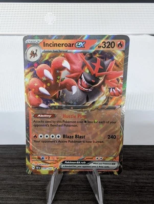 Pokémon Incineroar EX TCG Holo Card 034/162SV05: Temporal Forces - Image 1 of 2