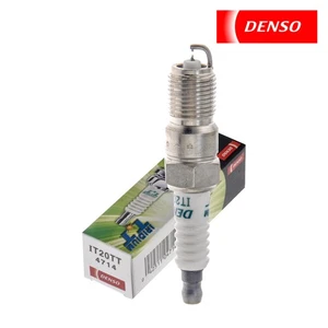 Set of 6 Genuine Iridium Spark Plug Denso 4714 For Various Vehicles 1975-2015 - Picture 1 of 8