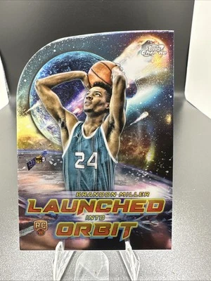2023-24 Topps Cosmic Chrome - Launched Into Orbit Brandon Miller #LIO-3 (RC) - Image 1 of 4