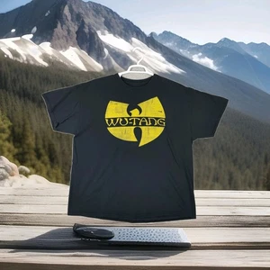 Wu Tang Shirt Mens Extra Large Black Shirt Wu-Tang 90s HipHop Rap Band Tee Retro - Picture 1 of 10