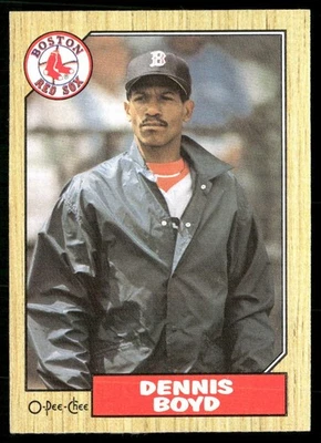 1987 O-Pee-Chee - Oil Can Boyd #285 - Image 1 of 2