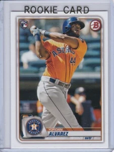 YORDAN ALVAREZ ROOKIE CARD Houston Astros 2020 BOWMAN BASEBALL RC - Imagen 1 de 2