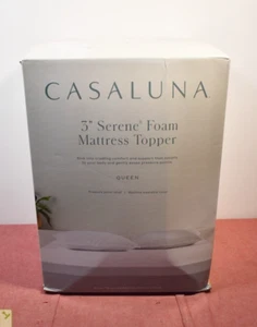 Casaluna 3" Serene Foam Mattress Topper Queen* - Picture 1 of 6
