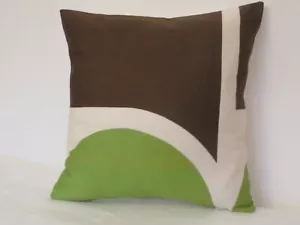 Vintage Genuine 1960s/70s Heals Project fabric 16" Cushion Cover - Picture 1 of 4