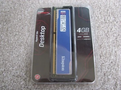 Kingston HyperX blu Desktop Memory DDR3 4GB 1333MHz (KHX13C9B1/4R) - Image 1 of 4
