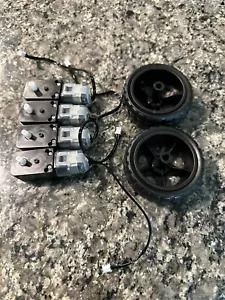 TT MOTOR 12V RC CAR WITH 3pin CONNECTORS *SET OF 4* *BONUS WHEELS INCLUDED* - Picture 1 of 1