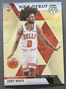 2019-20 Panini Prizm Mosaic Coby White Rookie Card RC NBA Debut Chicago Bulls  - Picture 1 of 2