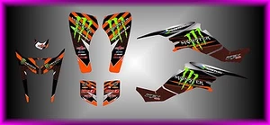 SUZUKI LTZ 400 Z400KAWASAKI KFX400 KFX QUADRACER SEMI CUSTOM GRAPHICS KIT - Picture 1 of 1
