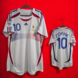 FRANCE AWAY World Cup 2006 - Football Soccer - ZIDANE # 10 - 2XL (USA-XL) - Picture 1 of 12