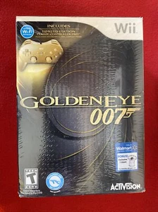 007 Goldeneye Nintendo Wii w/ Gold Controller & t-shirt BRAND NEW FACTORY SEALED - Picture 1 of 6