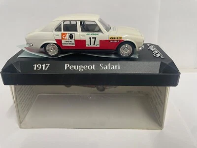 Coche de rally Solido Peugeot Safari #1917 escala 1:43 modelo diecast. Como nuevo y estuche Foto 1 de 2