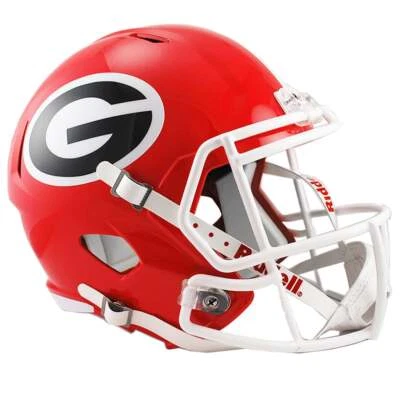 Georgia Bulldogs Riddell Speed Full Size Replica Football Helmet - Image 1 of 4