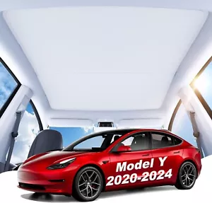For Tesla Model Y Glass Roof Sunshade UV Reflection Heat Blocking Shade (4 PCS) - Bild 1 von 15