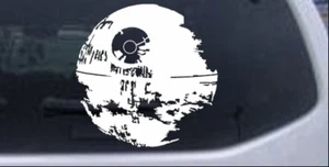 Calcomanía pegatina con ventana para computadora portátil para automóvil o camión de Star Wars Estrella de la Muerte - Imagen 1 de 32