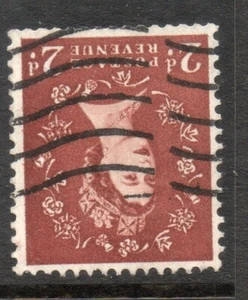 GB QE11 1958 WILDING 2D BROWN INVERTED SG573wi cat £70 fine used (2) - Picture 1 of 1