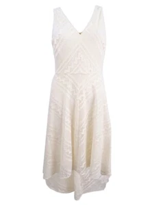 DKNY Women's Textured High-Low Dress - Picture 1 of 5