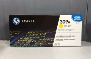 Genuine HP LaserJet 309A 3500 3550 Yellow Ink Toner Cartridge Q2672A New - Picture 1 of 4
