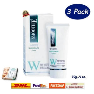 Crema suave E blanca cara de bebé antienvejecimiento piel firme blanca iluminar 1 oz. / Pack de 3 - Imagen 1 de 11