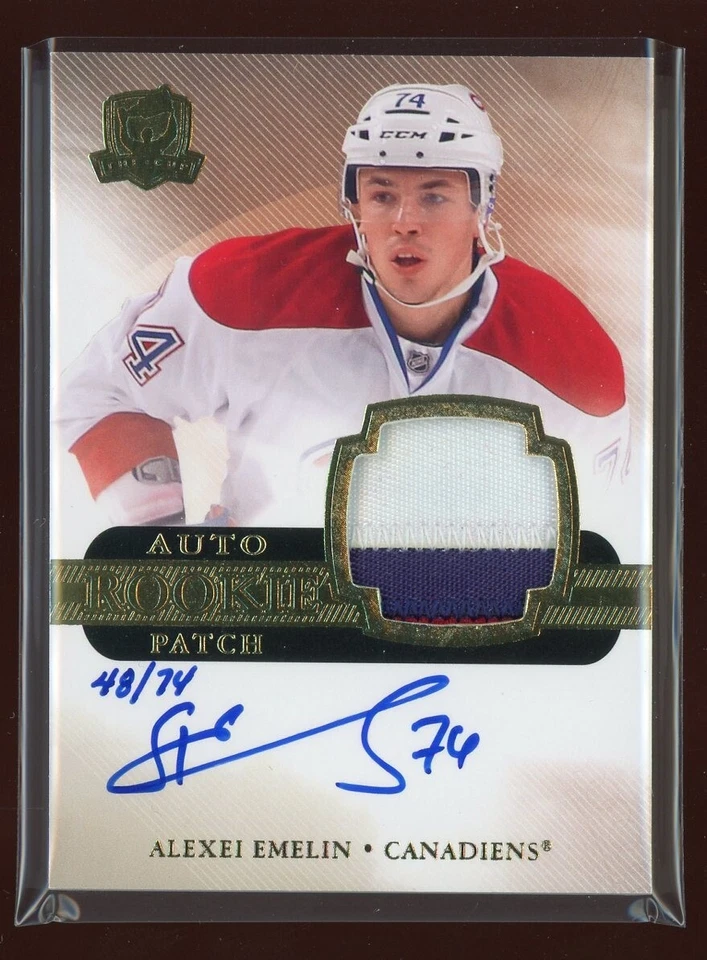 2011-12 The Cup Rookie Gold Rainbow #149 Alexei Emelin Patch Autograph 48/74 - Image 1 of 1
