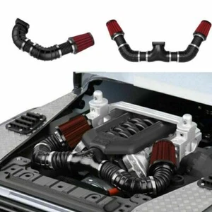 Single/Double Air Intake+Filter Kit For Trx-4 Scx10 Defender 1/10 RC Crawler Car - Picture 1 of 9