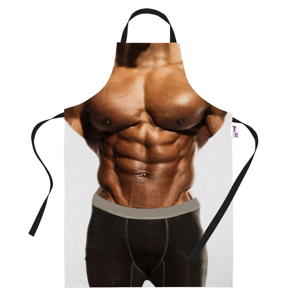 PERSONALISED CUSTOM GIFTS Bbq apron for men, apron funny, bbq apron, aprons with pockets - Body Builder