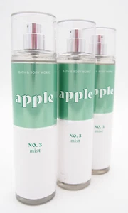 (3) Bath & Body Works Green Apple No.3 Duft Body Mist Spray 8oz Neu - Bild 1 von 12