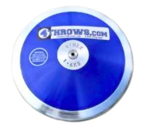 Blue - 70% 1KG Rim Weight Low Spin Vinex Discus - CLOSEOUT - Picture 1 of 3