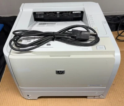 HP LaserJet P2035 Workgroup Laser Printer with Power Cord and Toner - Image 1 of 4