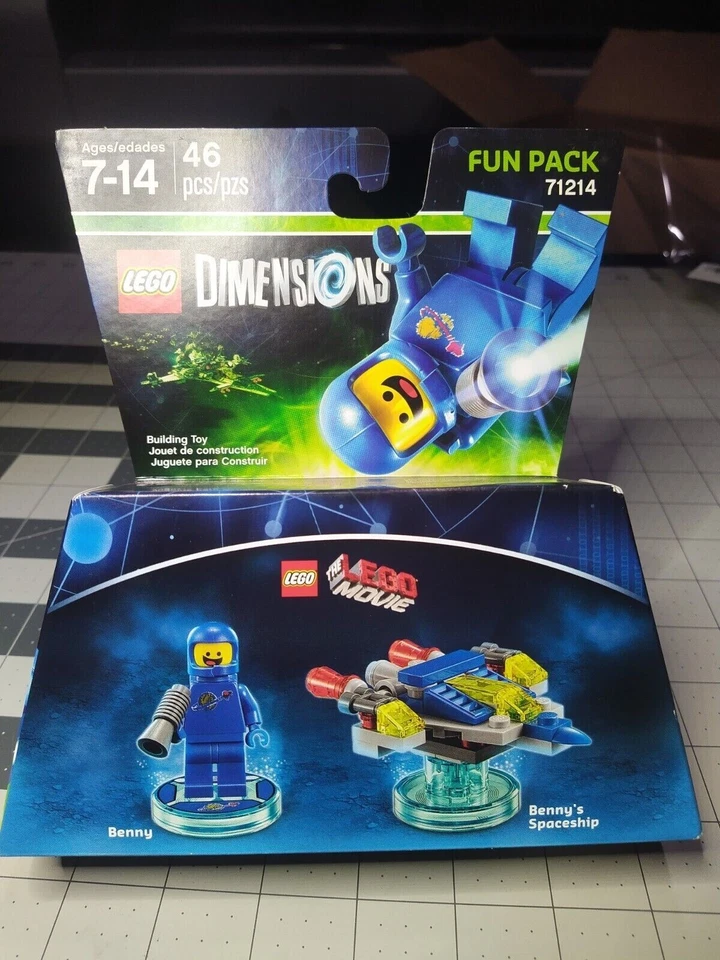 Lego Dimensions Lego Movie Benny and Spaceship Fun Pack 46 pcs. 71214 New In Box