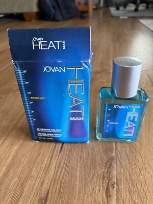 Jovan HEAT for Man encendido después del afeitado / Colonia 4 FL.OZ 118 ml salpicaduras nuevo Foto 1 de 4