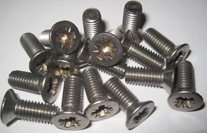 VW Beetle Door Hinge Screws (pre1966) 16 screws for both doors - Stainless Steel - Picture 1 of 1