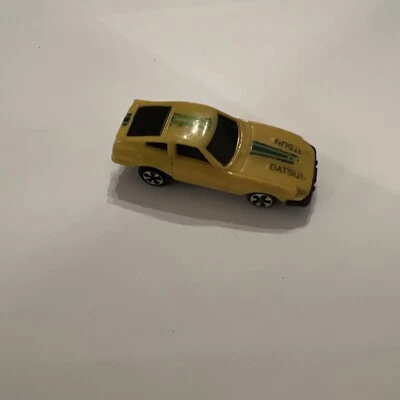 1980 Kidco Burnin' Key Cars Yellow Datsun 280-ZX escala 1/64 COMO ESTÁ - Imagem 1 de 4