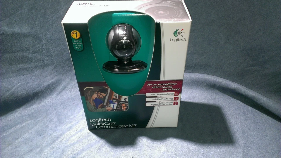 NEW Logitech QuickCam Communicate MP Web Cam Webcam - NEW IN BOX - Image 1 of 3