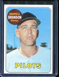 1969 Topps Baseball # 301 Darrell Brandon (NM) Near Mint - Picture 1 of 2