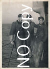 Foto 3 Reich - Mannschaft von U Boot 376   an Deck X45