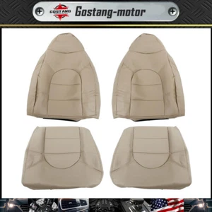 Fit For Ford F250 F350 1999-2000 Lariat Driver & Passenger Seat Cover Tan - Picture 1 of 11