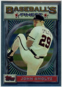 1993 Topps Finest Baseball #166 John Smoltz BRAVES HOF - Picture 1 of 2