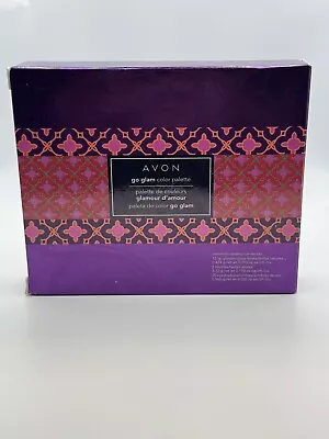 Avon Go Glam Color Palette ~ NEW ~ Discontinued 20 Eyeshadow ~ 12Gloss ~2Blush - Image 1 of 3