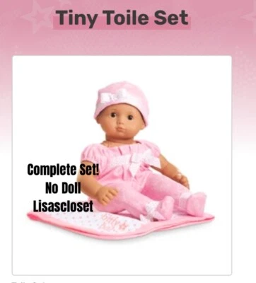 ¡Conocido! Bitty Baby American Girl Muñeca Pequeño Juego de Baño Rosa Dormir, Sombrero y Manta Foto 1 de 4