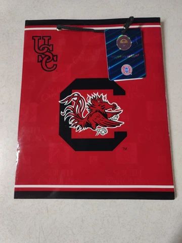 Officially Licensed South Carolina Gamecocks Team Logo Small Gift Bag 7.5"x9.5" Cover