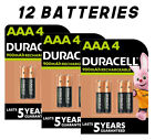 12 x Duracell AA 2500mAh Recharge Rechargable Battery HR6 / DX1500