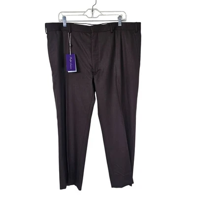 Ralph Lauren Purple Label Gregory Wool Dress Pants Sz US 46 Quiet Luxury Italian - Image 1 of 4