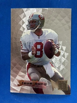1995 Fleer Metal Silver Flashers #50 Steve Young San Francisco 49ers! - Image 1 of 2