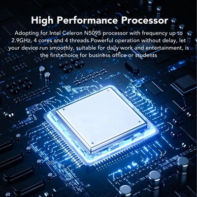 15.6inch Laptop For Windfows 11 4 Core CPU 2.4G 5G WIFI 32GB RAM 7000mAh La AU - Image 1 of 4